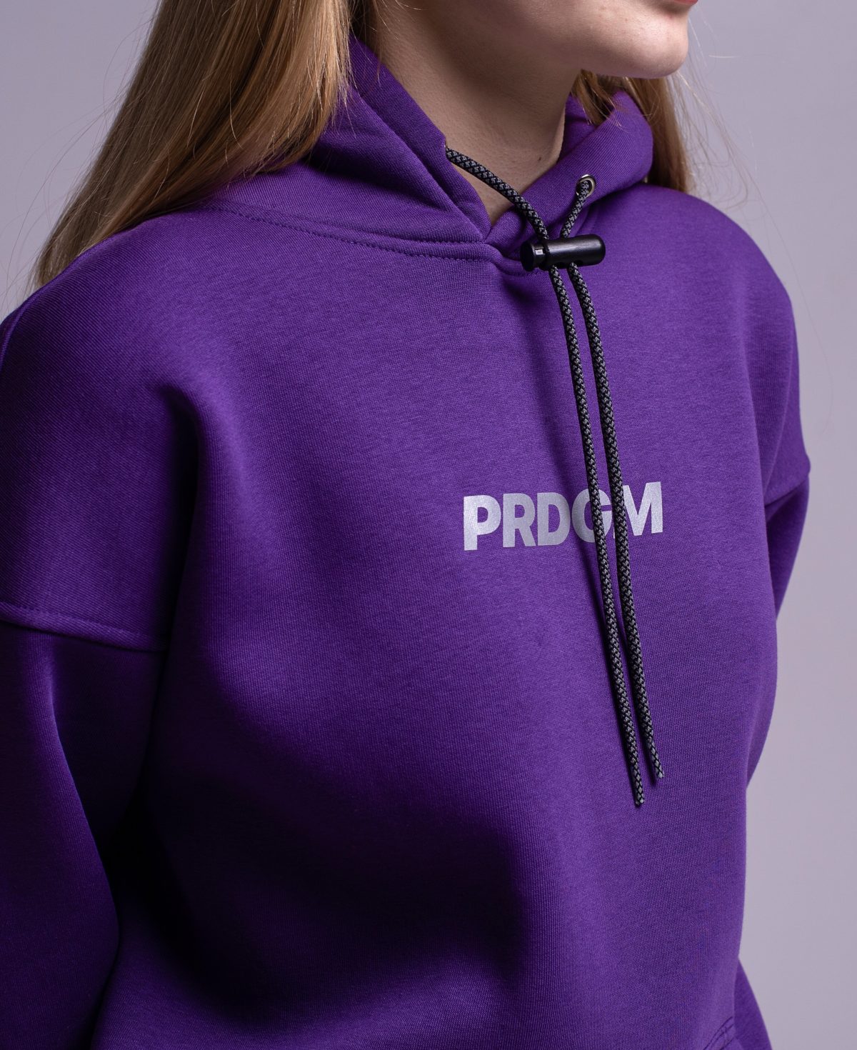 Худи PRDGM Reflective Logo Purple